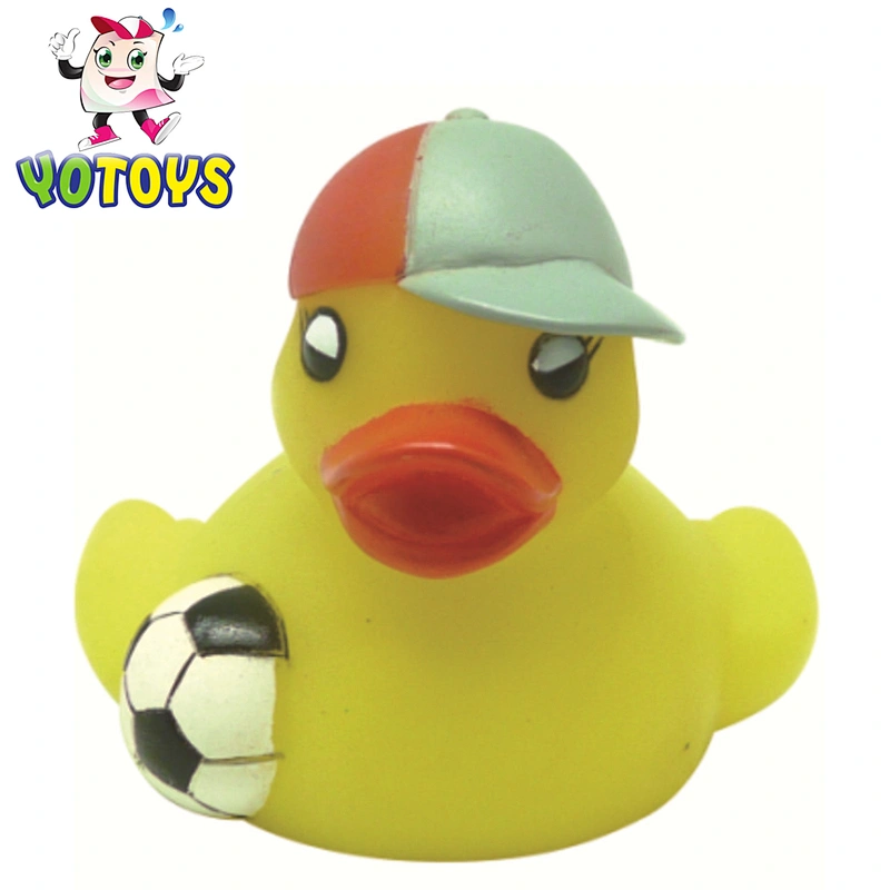 Plastic PVC weighted basketball duck toy decoy for duck race