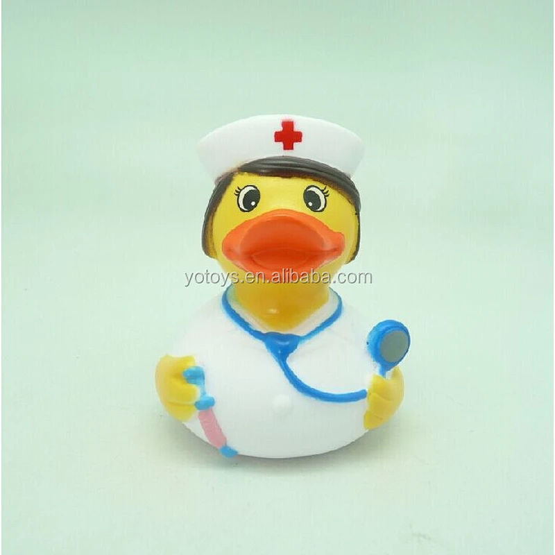 PVC nurse duck bath toy new design duck for kids