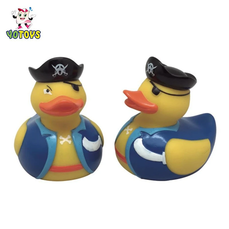 Floating Orange Engineer Duck Bath Baby Toys for Sale