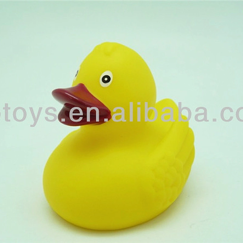 YTBD023A PVC yellow vinyl/rubber baby bath duck toy for promotion
