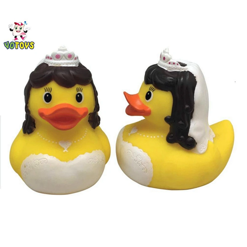 High Quality Vinyl Bride Duck Toy Wedding Souvenir Gift