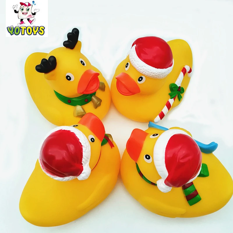 New Develop Toy Party Decor Deer Christmas Duck for Christmas Bath Toy