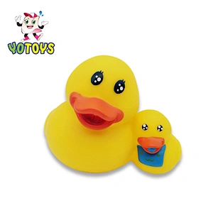 Custom Mother Baby Rubber Duck Turtle Crocodile Bath Toy Set Water Toys for Girls Toddler Children