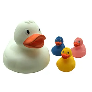 China Manufacturer Wholesale Custom Bulk Plastic Rubber Duck Baby Water Bath Toys for Kids Child