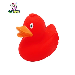 Promotion Gifts Wholesale Rubber Floating Yellow Duck/ Squeaky Bath Duck for Babies Bath Duck Toys for Kids Children
