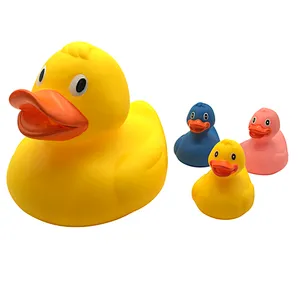 China Manufacturer Wholesale Custom Bulk Plastic Rubber Duck Baby Water Bath Toys for Kids Child