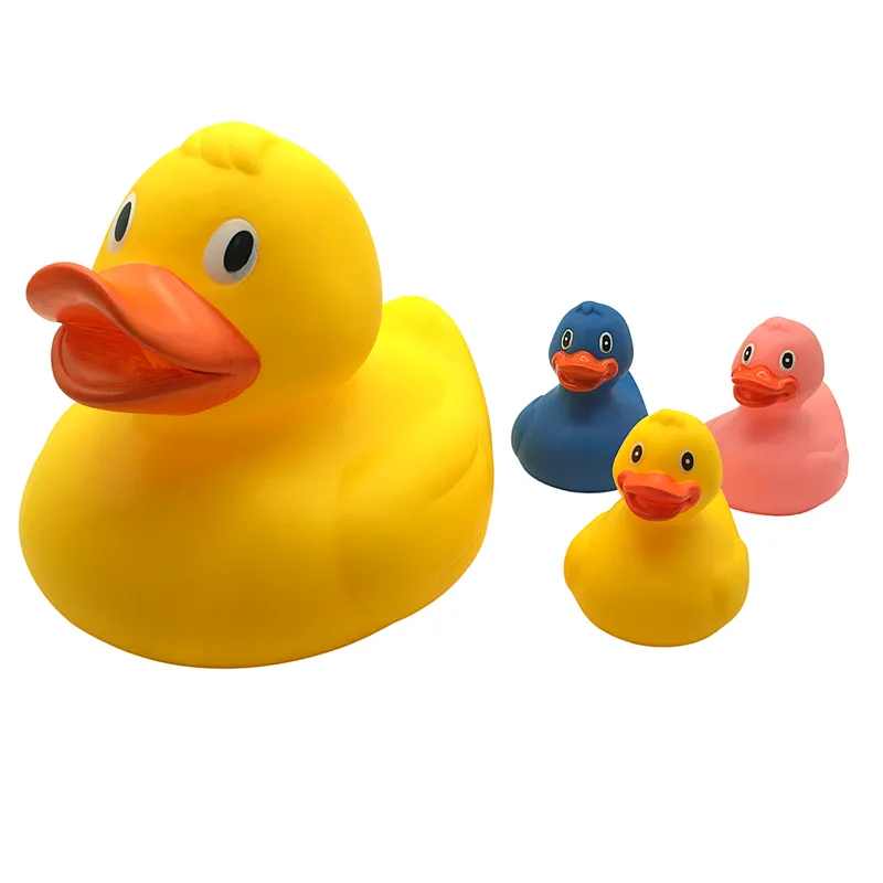 China Manufacturer Wholesale Custom Bulk Plastic Rubber Duck Baby Water Bath Toys for Kids Child