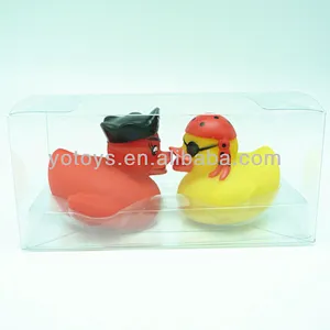 Bath Toy Duck Rubber Animal Yellow Plastic Duck Floating Pirate Ducks PVC