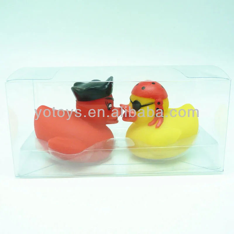 Bath Toy Duck Rubber Animal Yellow Plastic Duck Floating Pirate Ducks PVC