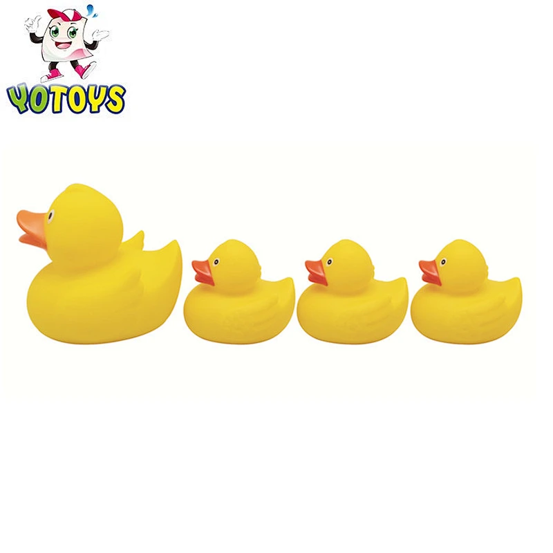 safe plastic rubber baby squeaky mom and baby Parent-child toy