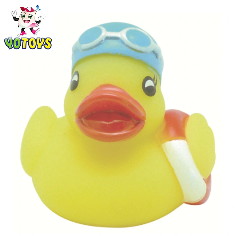 Plastic PVC weighted basketball duck toy decoy for duck race