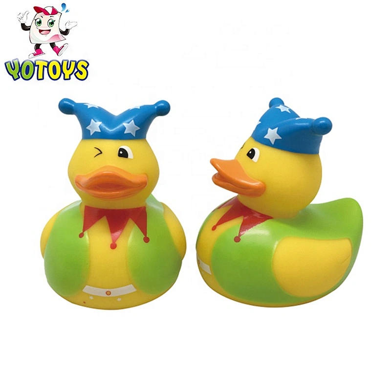 Top quality food grade different figure rubber duck chef duck toy pirate duckie