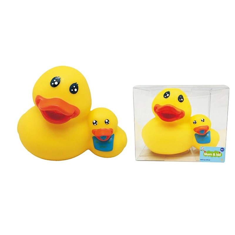 Custom Mother Baby Rubber Duck Turtle Crocodile Bath Toy Set Water Toys for Girls Toddler Children