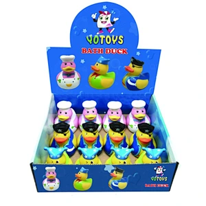 EN71 Walmart Audit Factory Vinyl plastic juguetes kitchen ducky squeaky baby bath Toys for kids