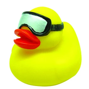 Wholesale Teacher Duck with Glasses Baby Bathing Toy
