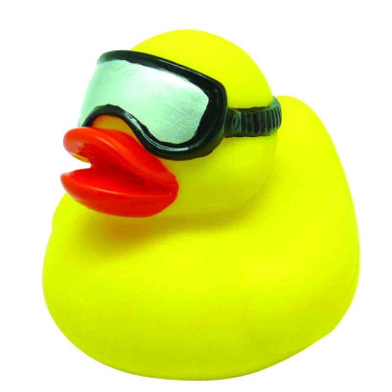 Wholesale Teacher Duck with Glasses Baby Bathing Toy