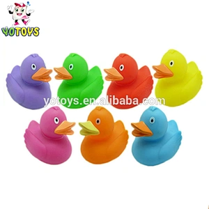 custom made rubber toy duck , rubber bath duck toys in eco-friendly PVC for kids