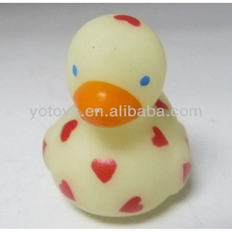 mini rubber ducks glowing in dark with CE