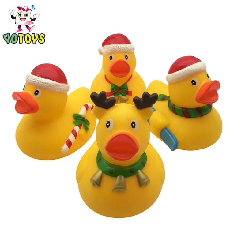 New Develop Toy Party Decor Deer Christmas Duck for Christmas Bath Toy