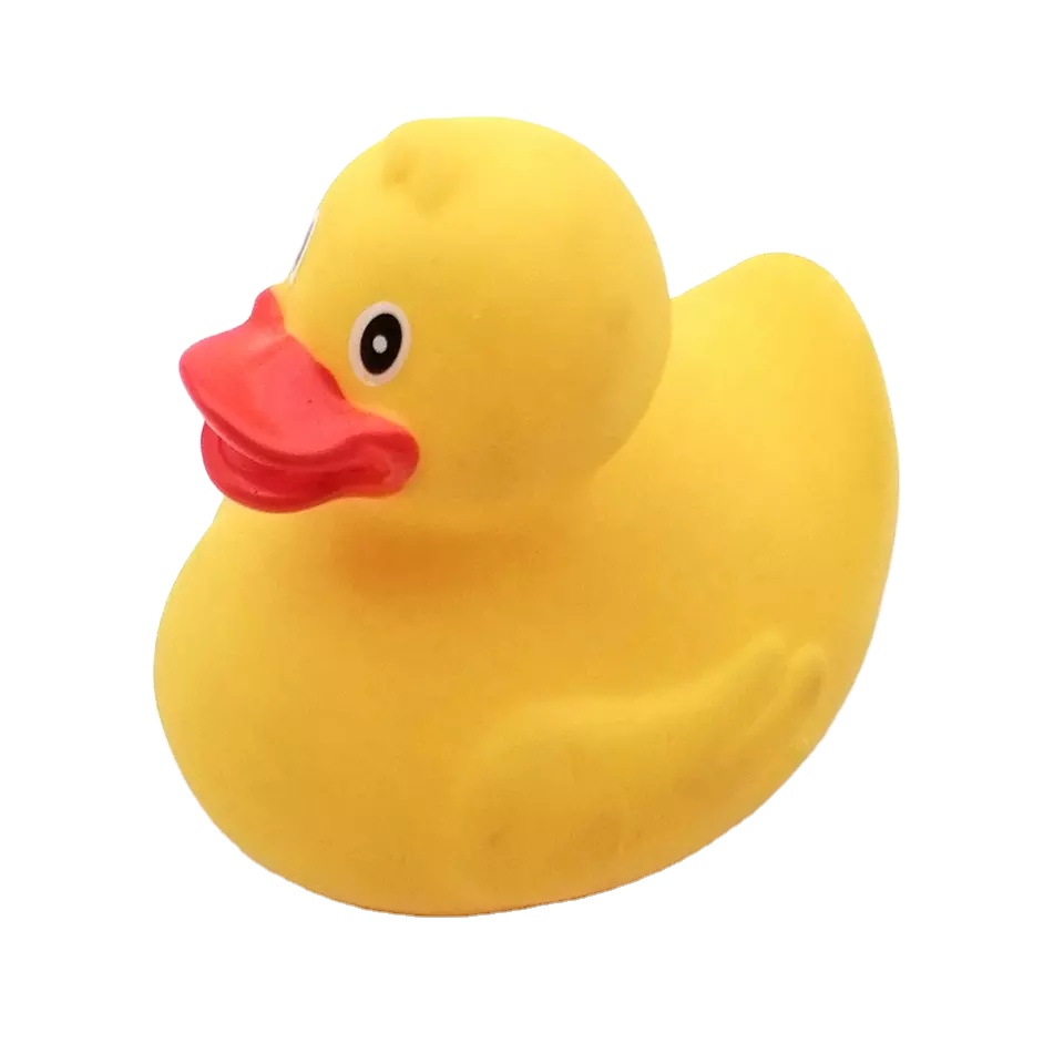 China Manufacturer Supplier Yellow Rubber Duck Squeaky Floating Bath Duck Toys for Toddlers Children