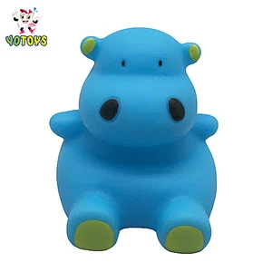 Wholesale Land Animal Elephant Dinosaur Rubber Toy PVC Animal baby Bath Toy for Kids
