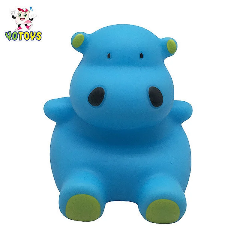 Wholesale Land Animal Elephant Dinosaur Rubber Toy PVC Animal baby Bath Toy for Kids