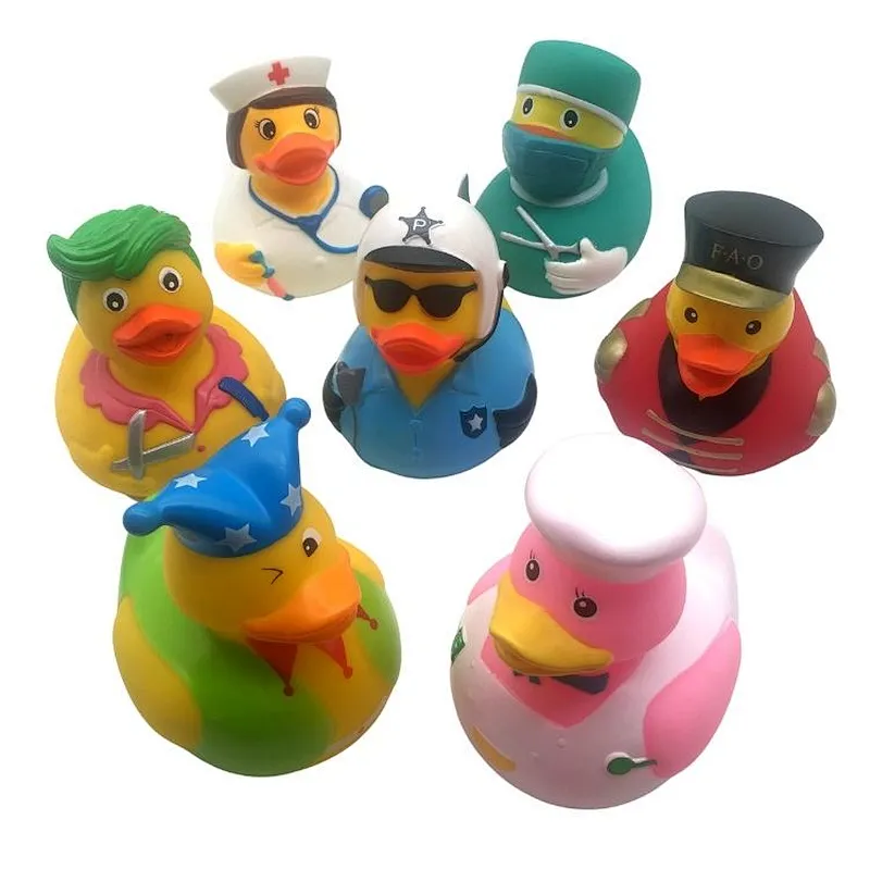 plastic babies toys floating rubber mini baby bath toys duck