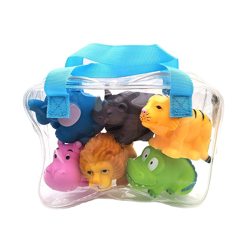Baby Bath Toy Animal Toys Style, Spraying Water Plastic Soft Lion Rubber for Kids Material Yellow