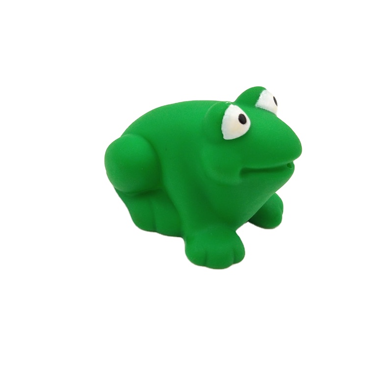 Wholesale Rubber Frog Juguetes Soft Cheap Small Plastic Sea Animal Baby Squirt Bath Toys for Kids