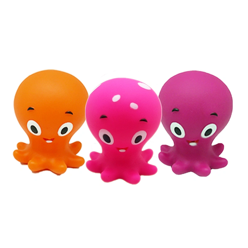 octopus toys unique bath toys sea animals plastic toys made by ISO9001:2015 audit manufacturer
