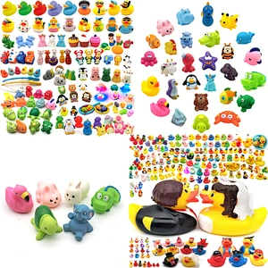 Cartoon Child Rubber Bath Toy Animal Toddler Baby Bathtub Squirter No Hole Mold Free Bathroom Shower Sea Animal Bath Toy