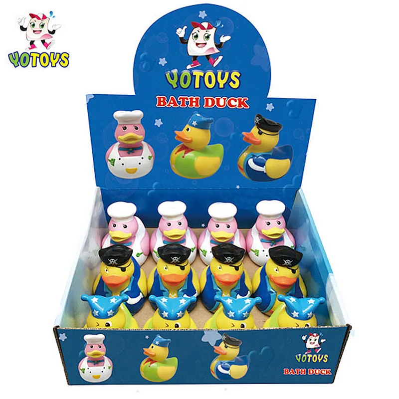 Made in China weighted floating rubber colorful ducks baby toys bath custom rubber duck for children