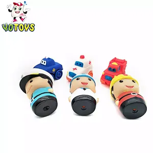 2021 Juguetes Policemen Firemen Figure Ambulance Mini Car vehicle Educational Toy Set for Babies Boy