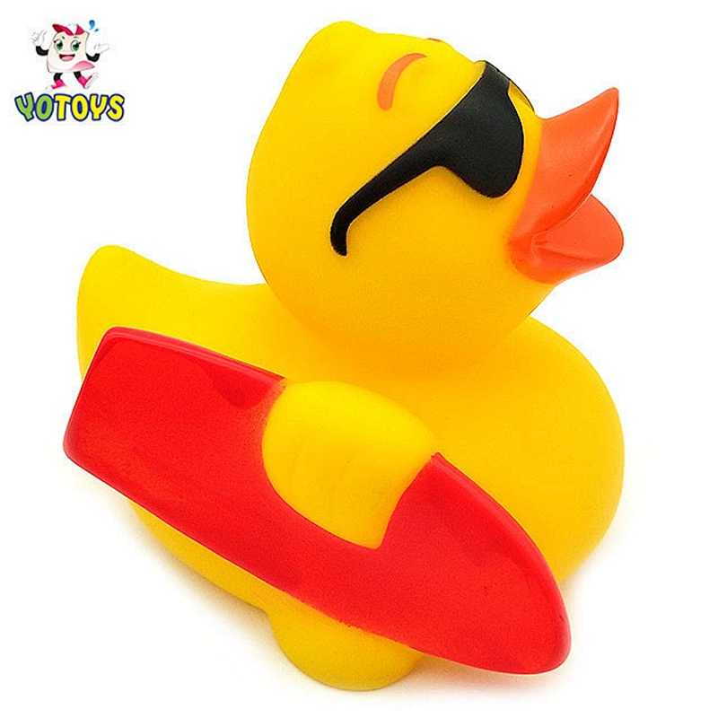 Wholesale Eco Friendly Pvc  Plastic Toy Bulk Juguetes Squeaky Rubber Duck Bath Toy for Kids
