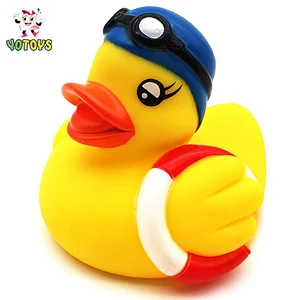 Top quality Popular custom rubber duck mermaid Bath Ducks pvc vinyl water shower duck for kids children