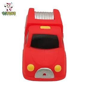 New Product Customized Plastic Vinyl Vehicle Toys Small Car Toys Baby Bath Toys for Babies infant Kids