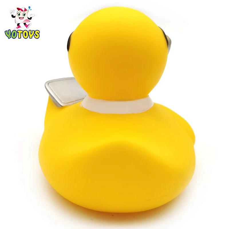 Yellow Rubber Duck with Bachelor Hat Graduation Gift student teacher character bath toys for kids