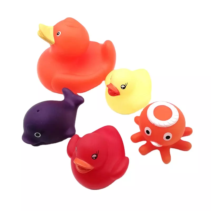 Eco Friendly Hot Sale Kids Rubber Duck Body Changing Color Bath Toys for Babies