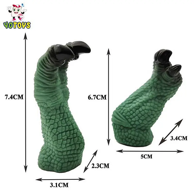 Wholesale China Mini Soft Animal 3D Educational Dinosaur Finger Puppets for Kids Boys Toys Gifts