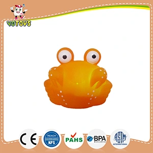 wholesale eco friendly plastic flashing toy vinyl dolphin for baby Led bath toys glowing for kids