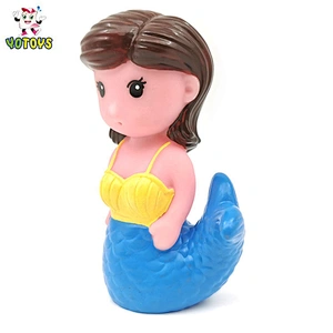 Pvc Vinyl Plastic sea animal mermaid toys for girl