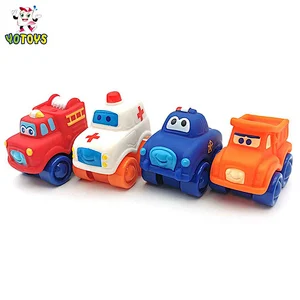 China Manufacturer Eco friendly PVC Vinyl Plastic Animal Car Sets Educational Toys for Baby Boys Gifts