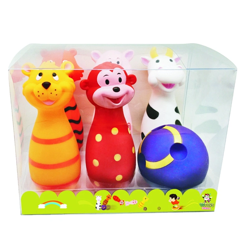 Wholesale Monkey Farm Animal Bowling Balls Game Baby Educational Toys for Kids Mainan Anak Juguetes