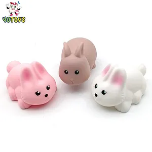 High quality BSCI factory audit cute squeaky bunny soft toy rabbit water squirter baby bath toy