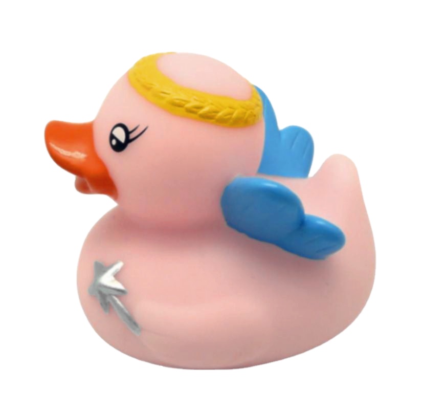 Custom OEM Promotional  Green Rubber Duck with Logo Squeaky baby Bath Toy for children toodler