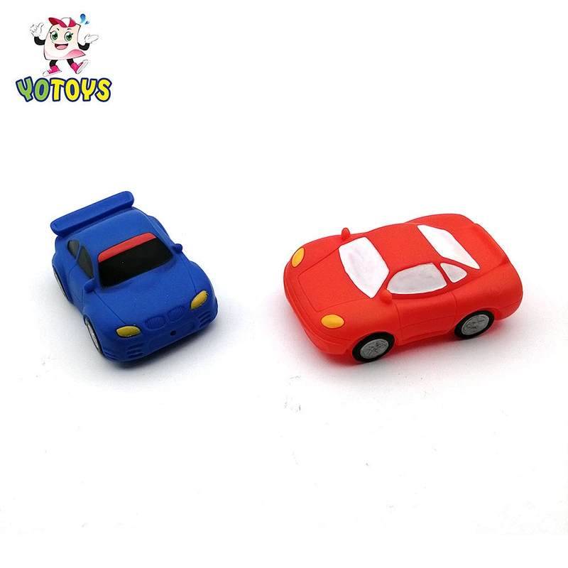 Wholesale price children Plastic rubber small vehicle car toy set baby bath toys for boys kids