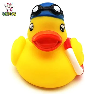 Top quality Popular custom rubber duck mermaid Bath Ducks pvc vinyl water shower duck for kids children