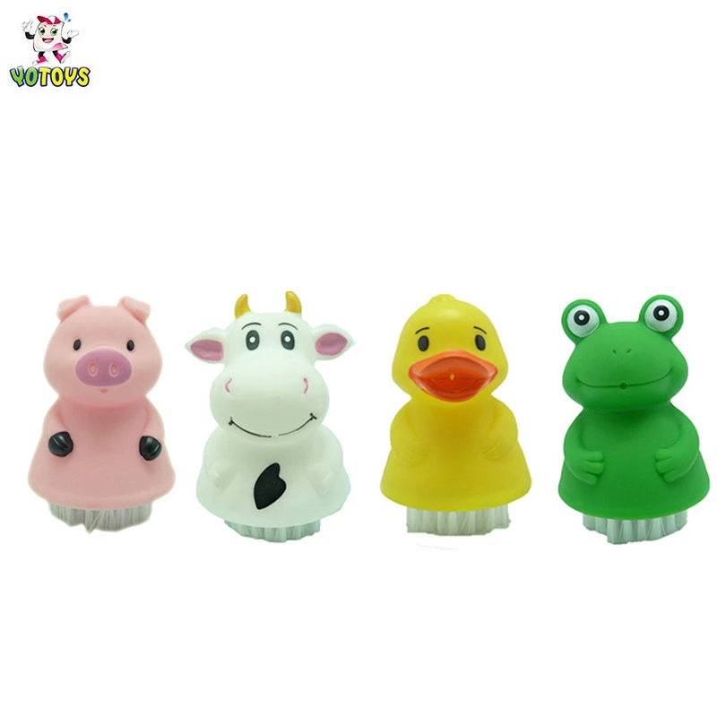 Hot Sell Wholesale Manufacturer Baby Product Bath Items Baby Animal Duck Nail Brushes for Children