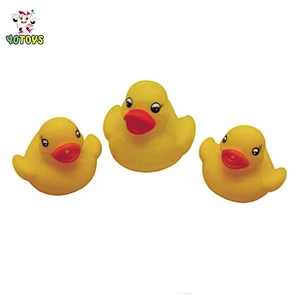 Wholesale Toys Supplier Floating Plastic Baby Toy Rubber Duck Bath Toy Set for Children Child