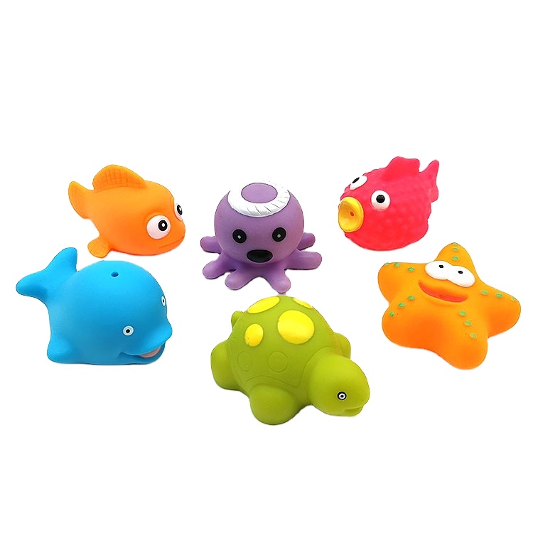 Dongguan Manufacturer Wholesale Ocean Sea Animal Dolphin Vinyl Plastic Baby Bath Toys for Kids Child